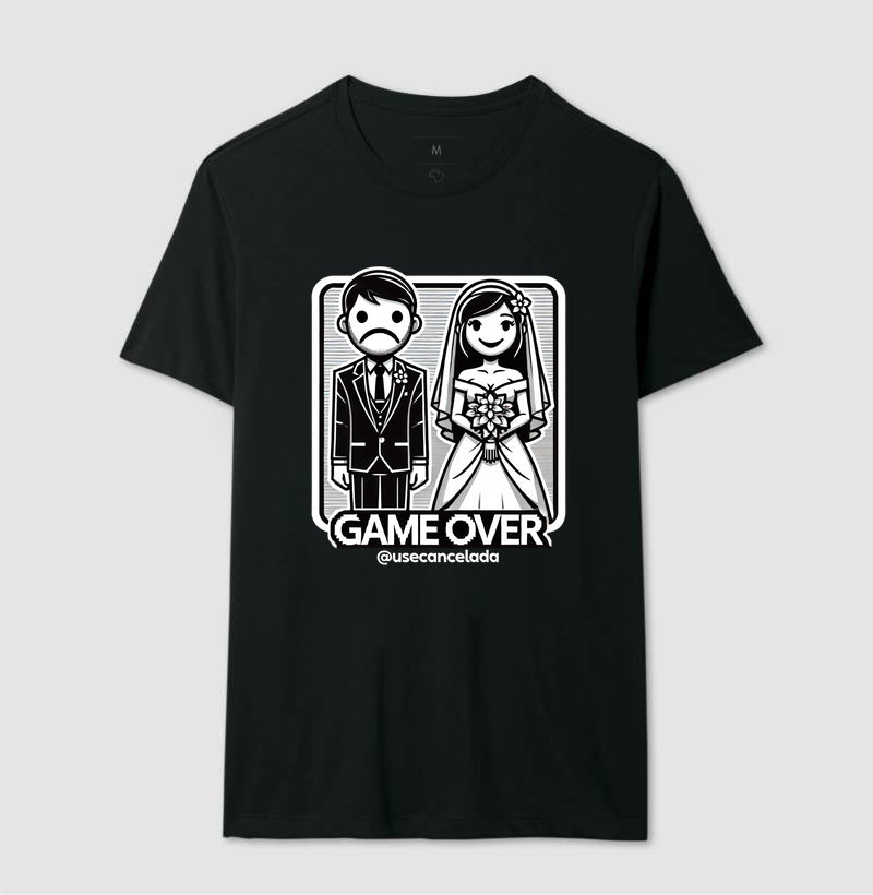 Camiseta Casamento Game Over