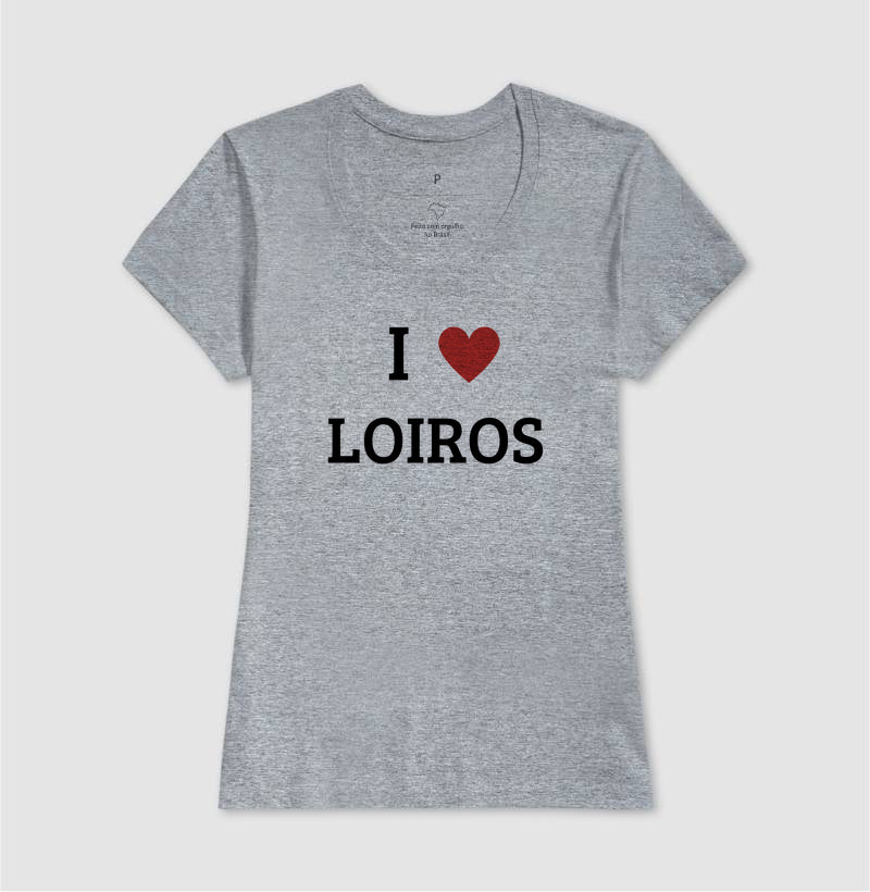 Camiseta Eu Amo Loiras