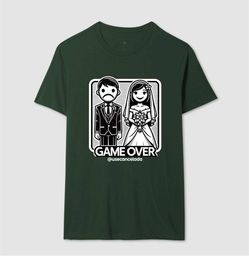 Camiseta Casamento Game Over