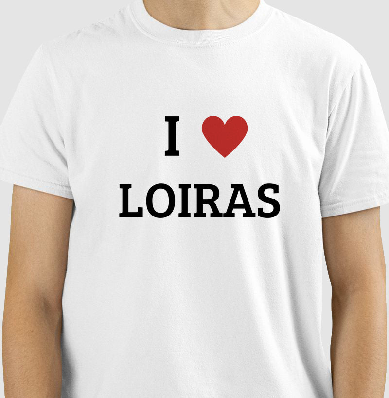 Camiseta Eu Amo Loiras