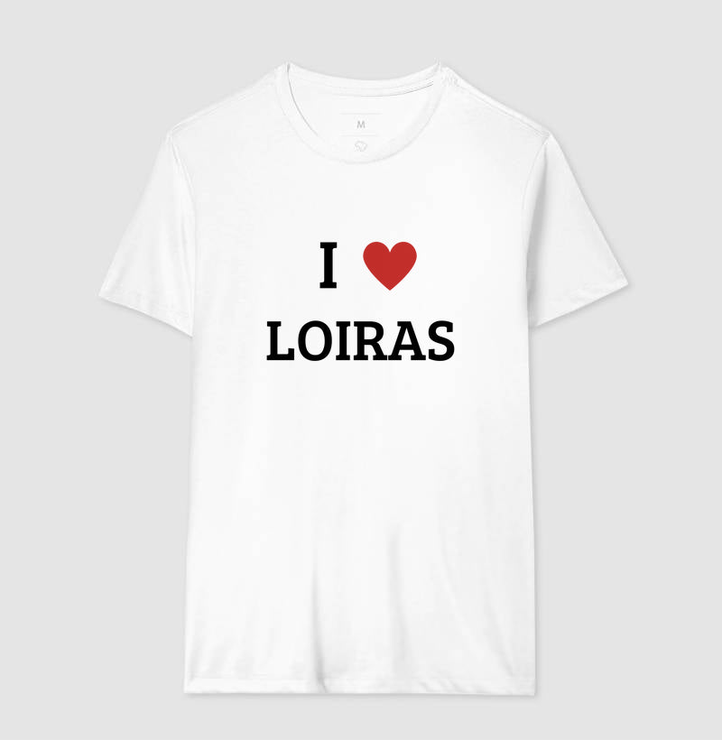 Camiseta Eu Amo Loiras